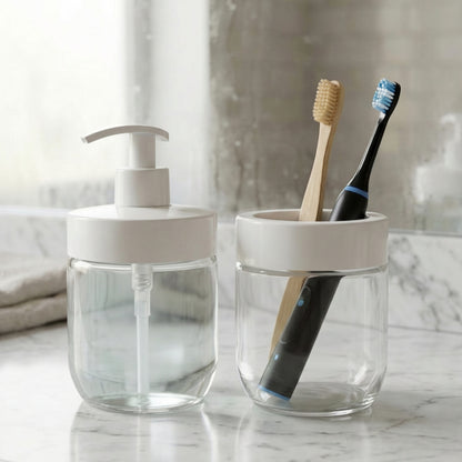 Glass Bathroom Set of 2