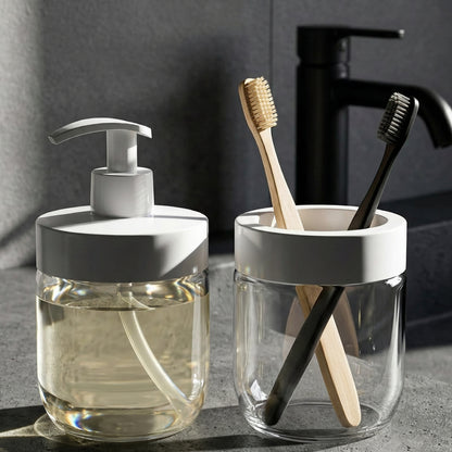 Glass Bathroom Set of 2