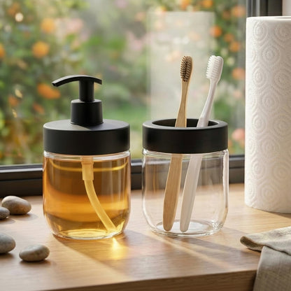 Glass Bathroom Set of 2